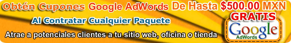 Cupones Google AdWords Gratis